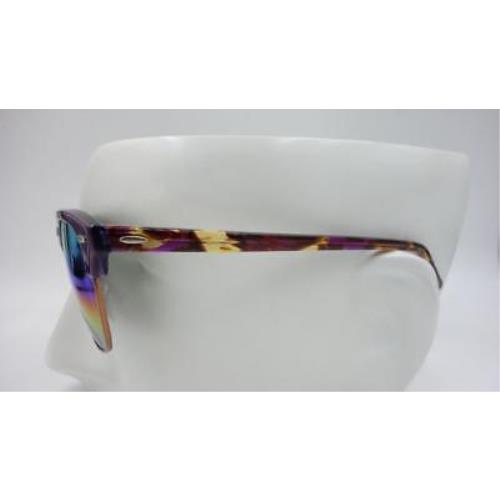 Optimism cheek Lodge Ray-ban Clubmaster Mineral Flash Violet Sunglasses RB3016 1221C3 51 |  057603510467 - Ray-Ban sunglasses Clubmaster - Violet / bronze / tortoise  Frame, Green rainbow flash Lens | Fash Direct