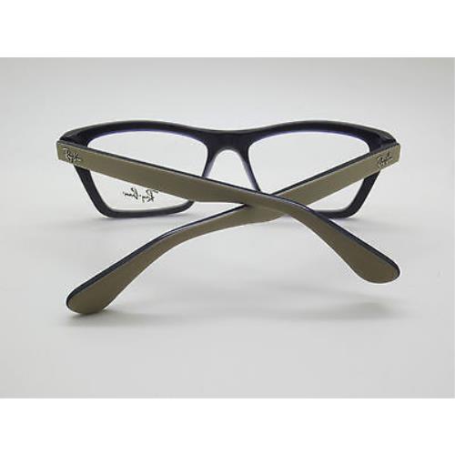 Ray-Ban eyeglasses  - Matte Light Brown on Purple Frame 1