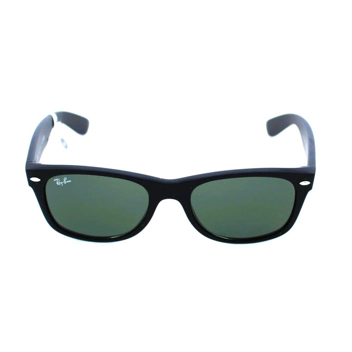 Ray Ban Unisex Wayfarer ORB2132 Sunglasses Black - Frame: Black, Lens: Green