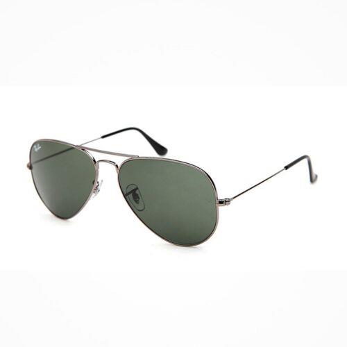 Ray-ban RB3025 Aviator Classic Sunglasses Gunmetal/ Green Classic 58mm - Frame: Gray, Lens: Green