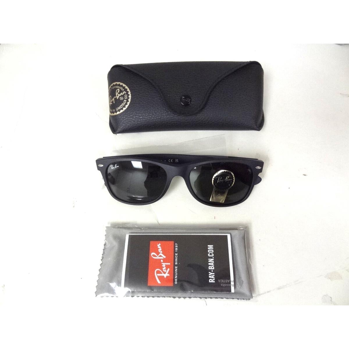 Ray-ban Wayfarer Classic Sunglasses 0RB2132 Rubber Black/green - Frame: Black, Lens: Green