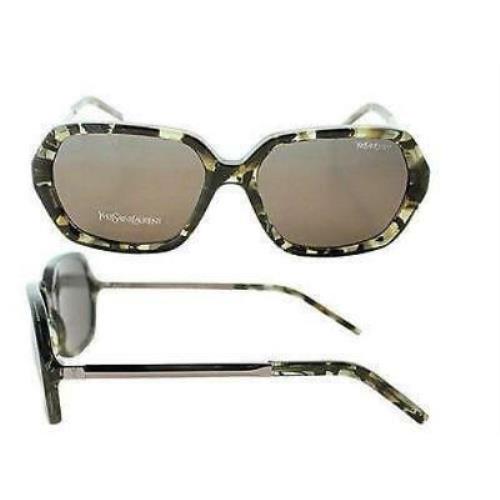 Yves Saint Laurent 2330/S Horn Walnut Brown Gradient Sunglasses