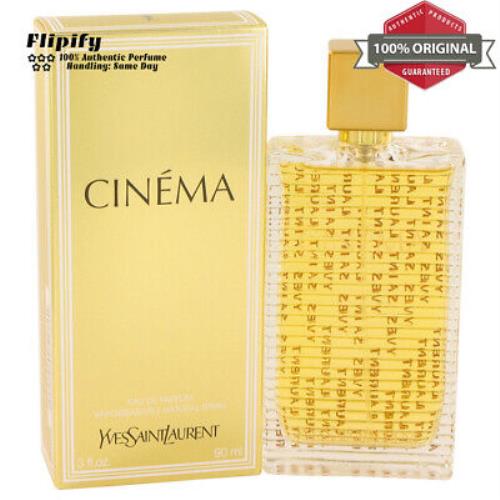 Cinema Perfume 1.15 oz / 3 oz / 1.6 oz Edp Spray For Women by Yves Saint Laurent