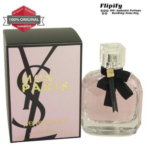 Mon Paris Perfume Yves Saint Laurent 3 1.6 oz 3.4 oz Edp Edt Spray For Women
