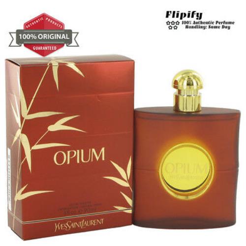 Opium Edt Spray For Women by Yves Saint Laurent 3 oz 1.6 oz 1 oz