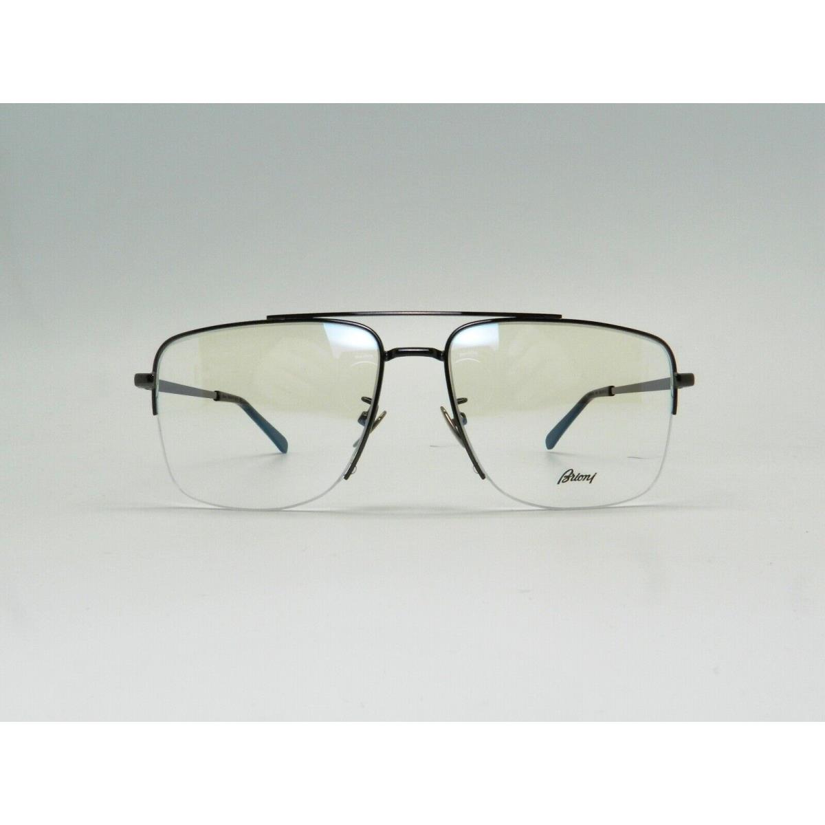 Brioni Eyewear Rectangular Titanium Eyeglass Frame BR0053O 56-16