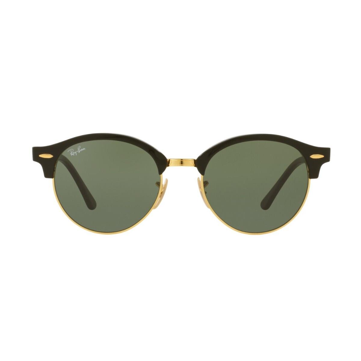 Ray-ban Clubround RB 4246 Black/G-15 Classic Green 901 Sunglasses