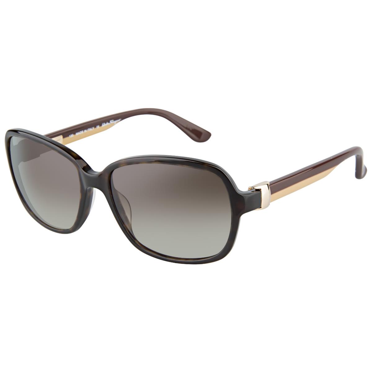 Salvatore Ferragamo SF606S Rectangular Women Sunglasses 214 Tortoise