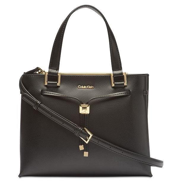 Calvin Klein Women`s Bag Cindy Leather Crossbody Bag