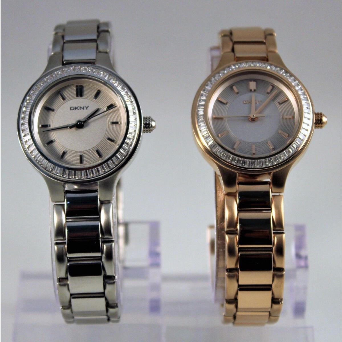 DKNY watch Chambers - Silver Face, Silver Dial