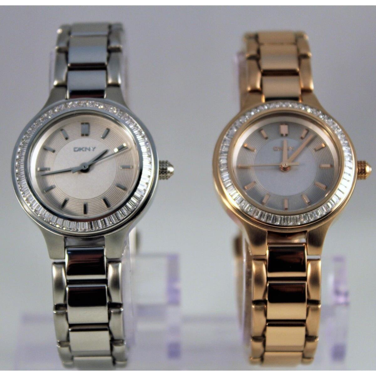 DKNY watch Chambers - Silver Face, Silver Dial