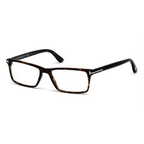 Tom Ford TF 5408 FT5408 Shiny Classic Dark Havana Shiny Rose 052 Eyeglasses