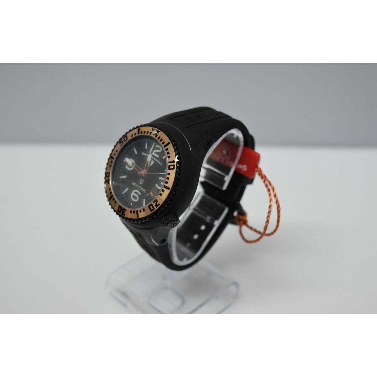 Swiss Legend Swiss Sapphitek 48mm SL-21848P Watch All Black/RG