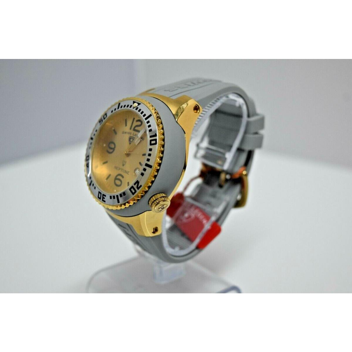 Swiss Legend Swiss Sapphitek 48mm SL-21848P Watch Gray/ YG/Gold