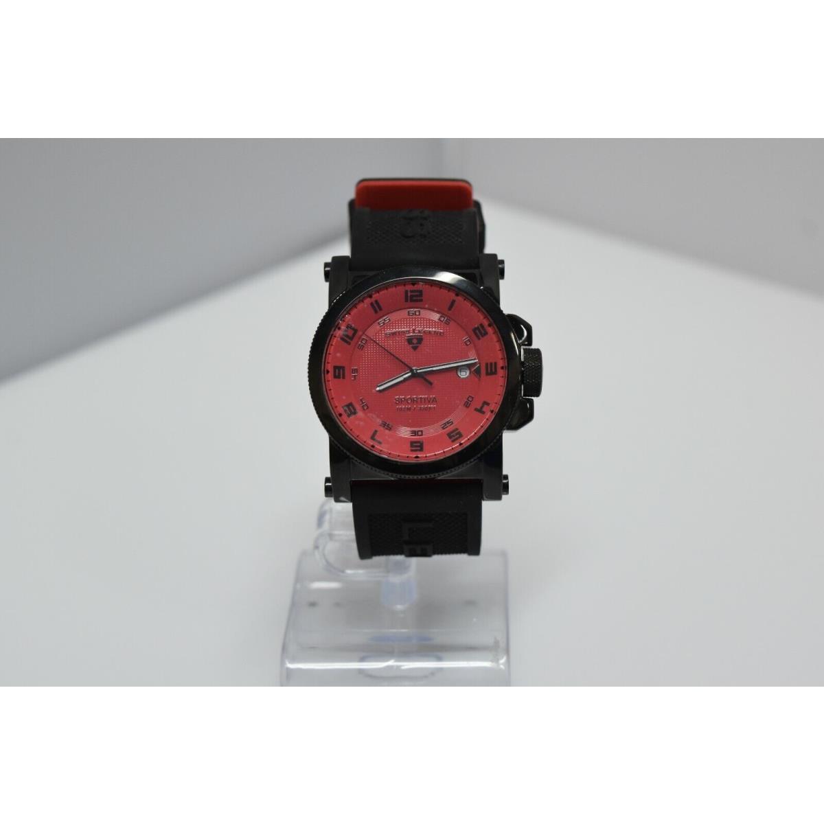 Swiss Legend Sportiva 45mm SL-40030 Watch Black/Black/Red