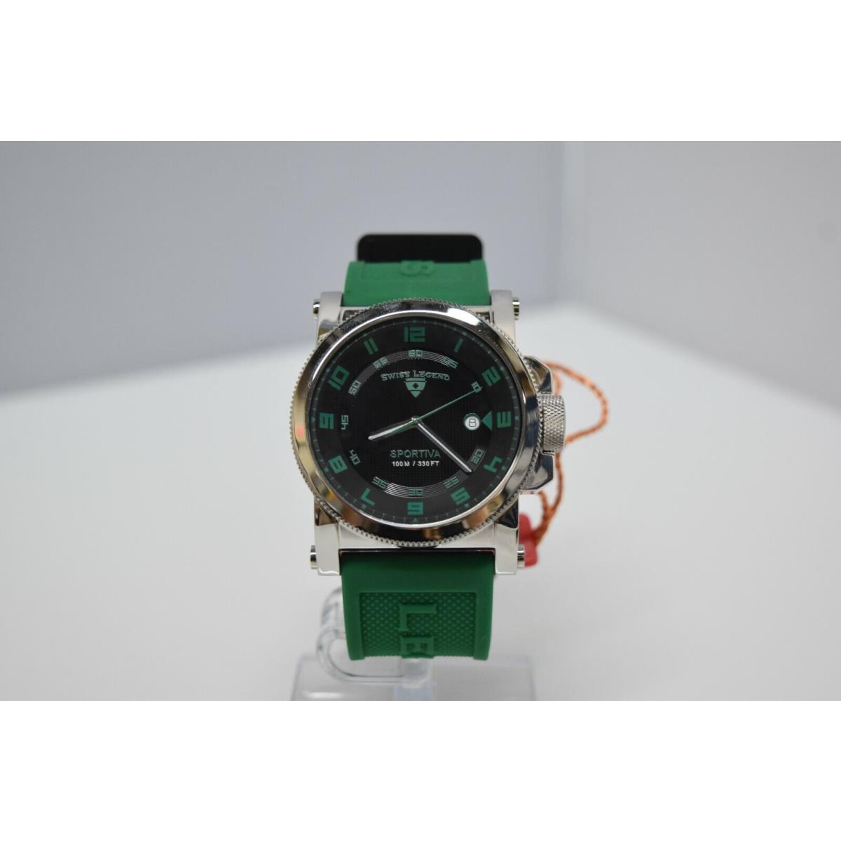 Swiss Legend Sportiva 45mm SL-40030 Watch Green/Black