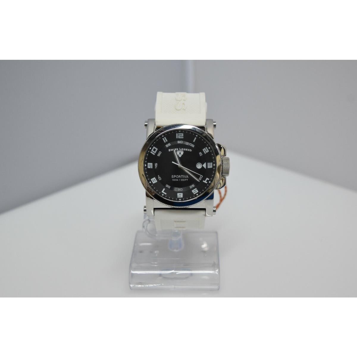 Swiss Legend Sportiva 45mm SL-40030 Watch White/Black