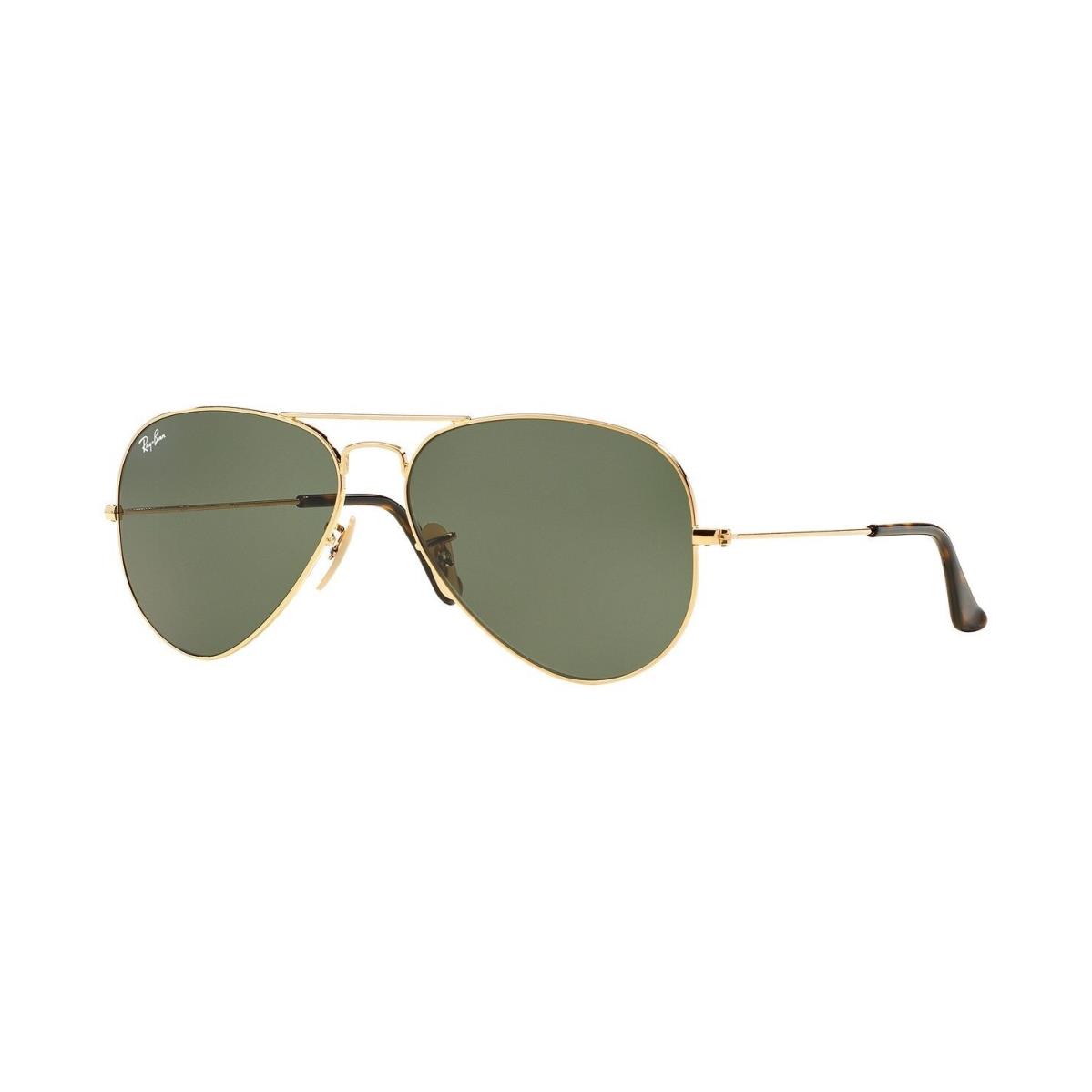 Ray Ban Sunglasses Outdoor Fashion Aviator RB3025 181 Gold F Green Lens