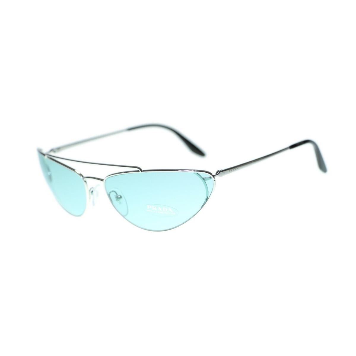 Prada PR62VS Catwalk Metal Frame Cateye Sunglasses 1BC0B5 Silver