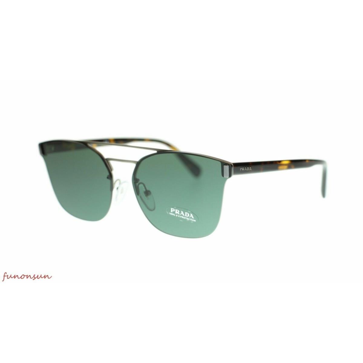 Prada Men`s Sunglasses PR67TS 63mm VIX3O1 Matte Brown Green