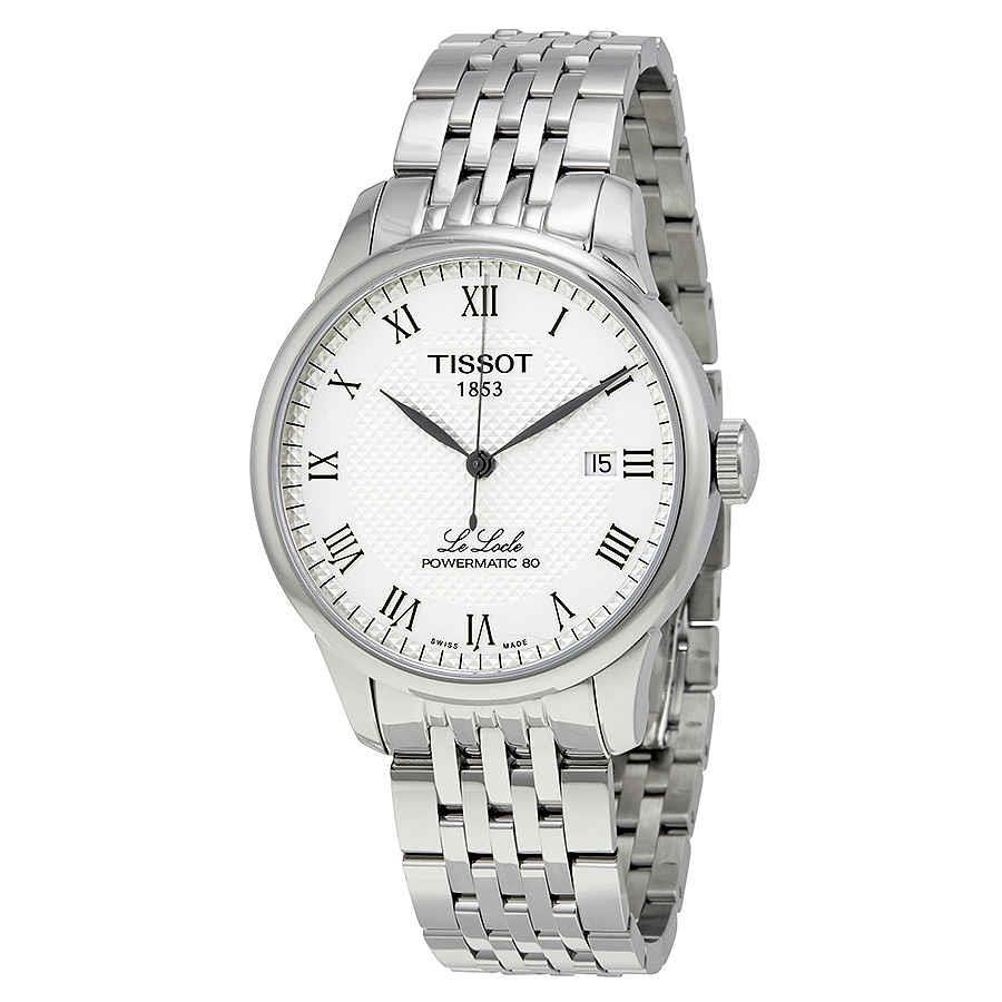 Tissot Le Locle Powermatic 80 Automatic Men`s Watch T006.407.11 Silver