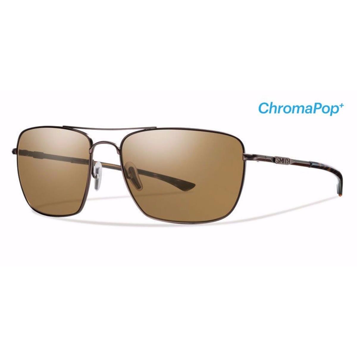 Smith Optics Men`s Nomad Sunglasses Matte Brown Chromapop Polarized Brown - Matte Brown Frame, Chromapop Polarized Brown Lens