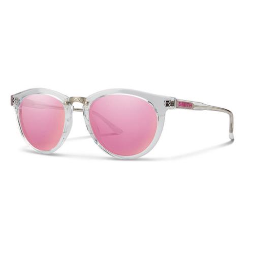 Smith Optics Questa Sunglasses Crystal/PinkMirror