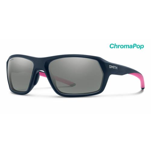 Smith Optics Rebound Sunglasses - Chromapop Lenses MatteDeepInk/PlatinumMirror