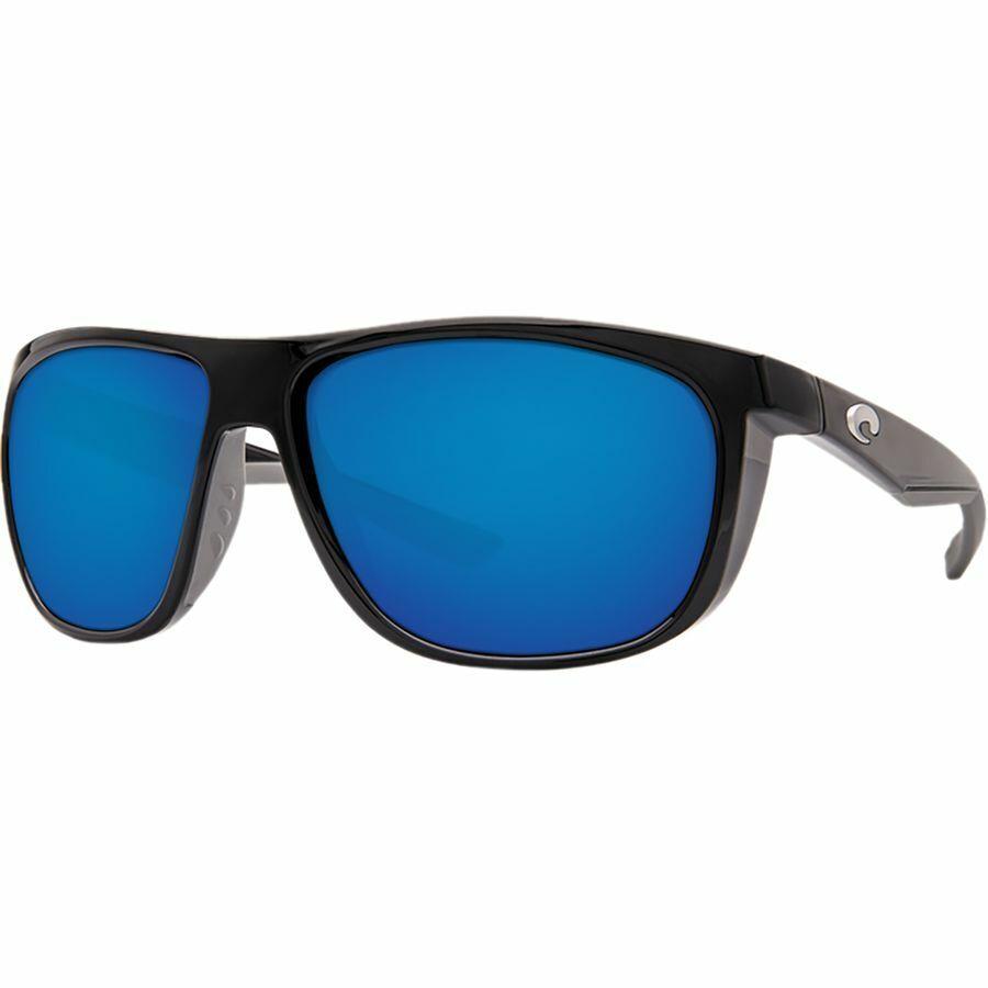 Costa Del Mar Kiwa Sunglasses - Polarized ShinyBlack/BlueMirror