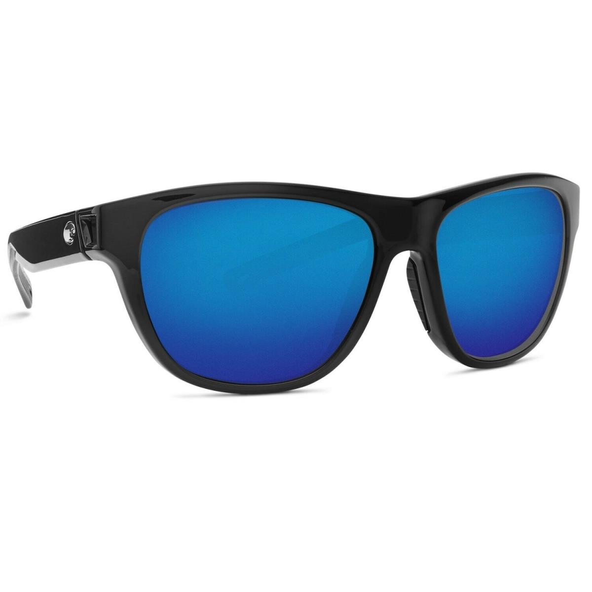 Costa Del Mar Bayside Women`s Sunglasses - Polarized ShinyBlack/BlueMirror