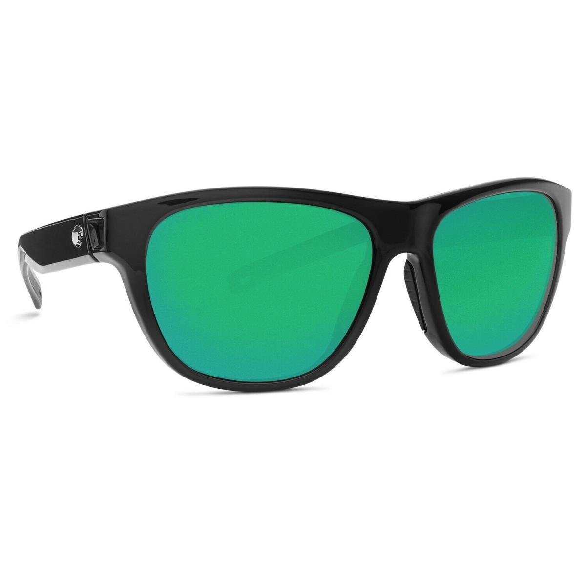 Costa Del Mar Bayside Women`s Sunglasses - Polarized ShinyBlack/GreenMirror