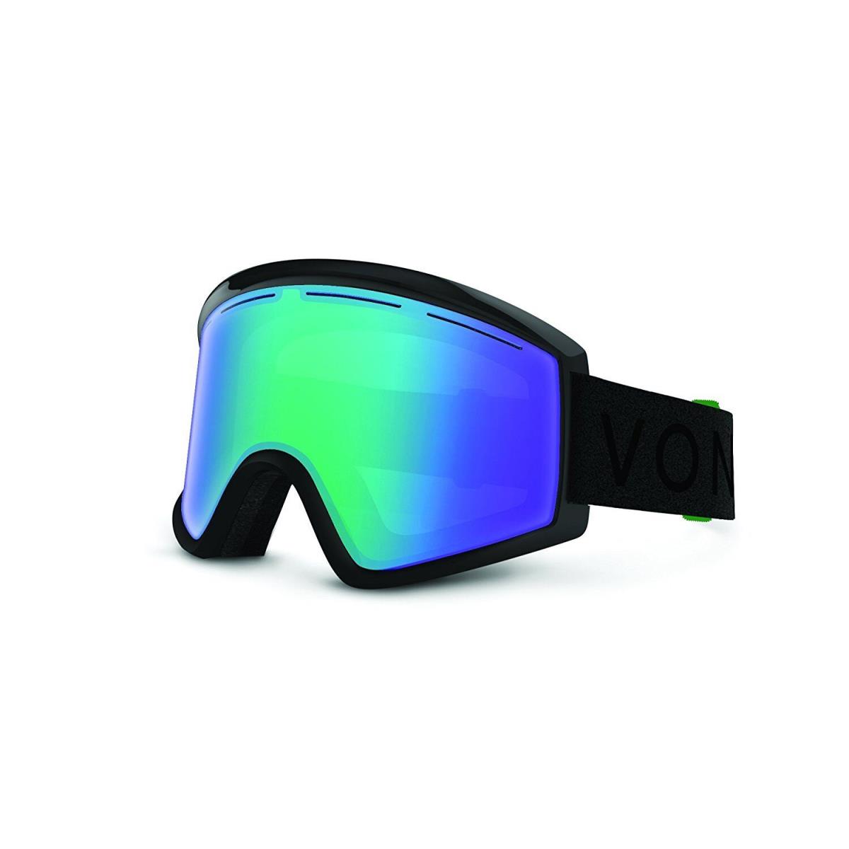 Vonzipper Cleaver Adult Ski / Snowboard Goggles Multiple Colors Vibrations Black Gloss/Quasar Chrome