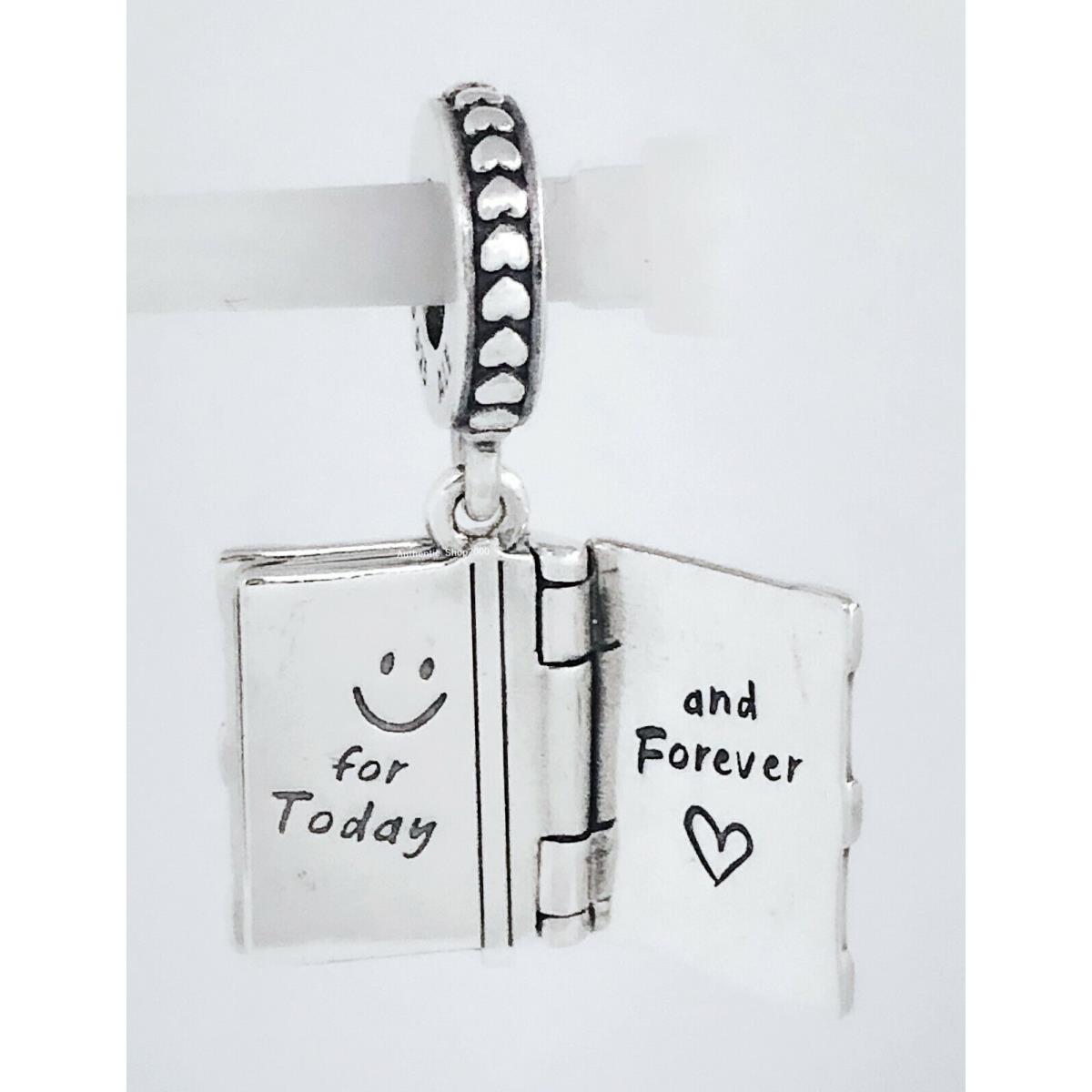 Pandora 925 Family Appreciation Book Charm Pendant 798105