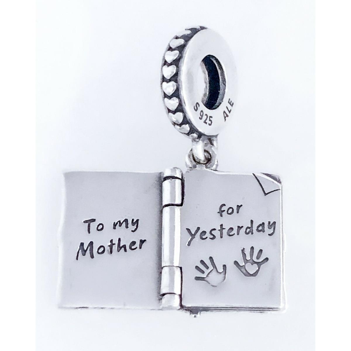 Pandora 925 Family Appreciation Book Charm Pendant 798105