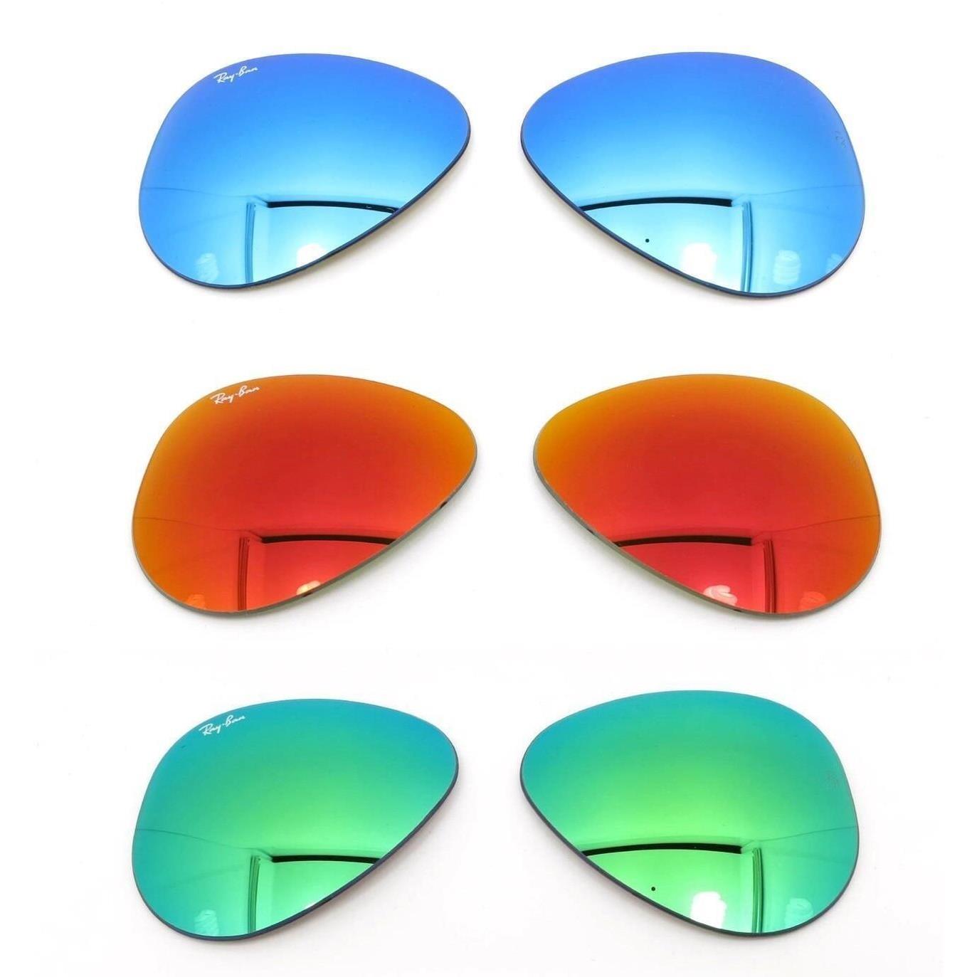 Ray-ban Ray Ban 3025 Replacement Lenses Aviator 112 Mirror Blue Orange or Green