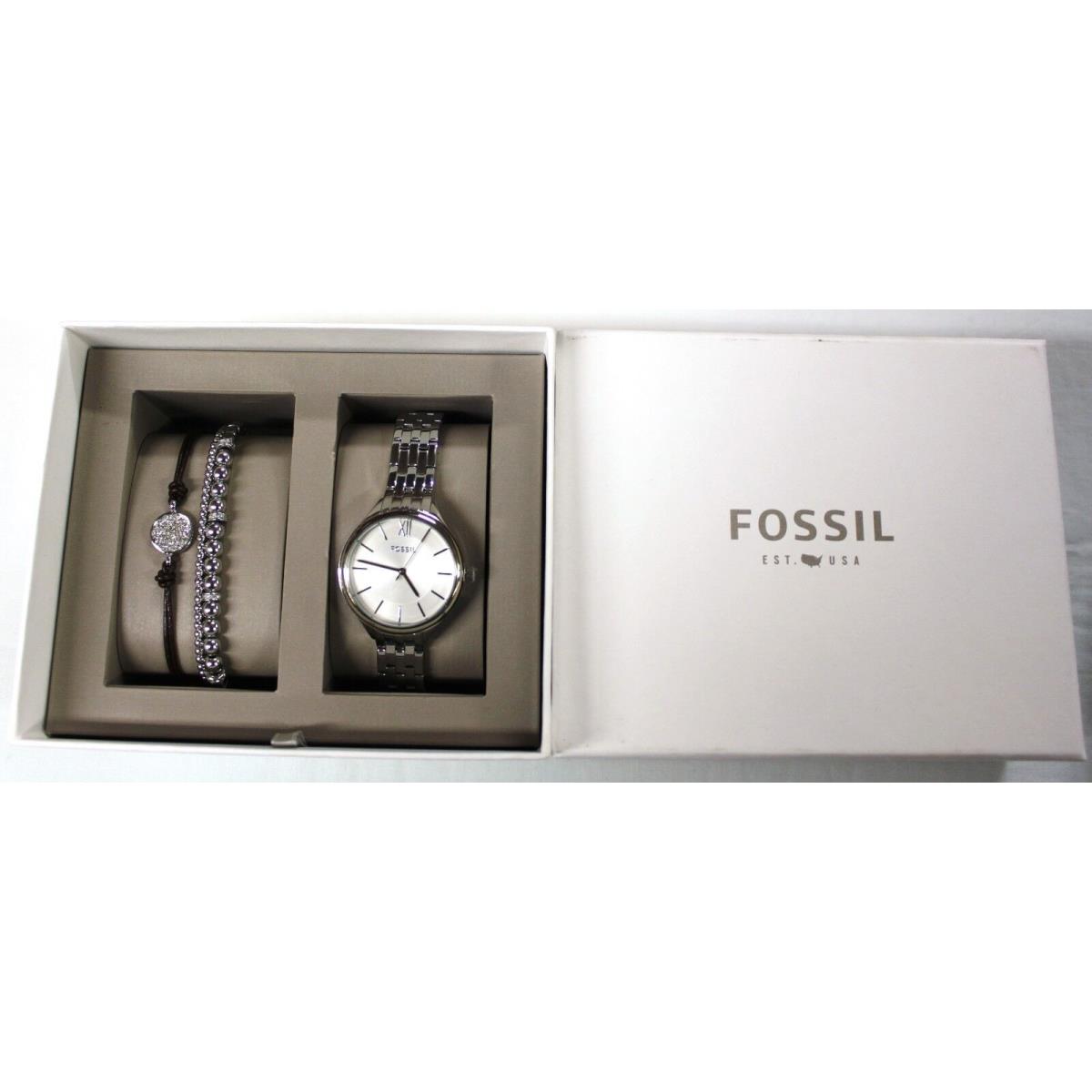 Fossil BQ3079SET Silver / BQ3153SET Gold or BQ3078SET Rose Gold For Women