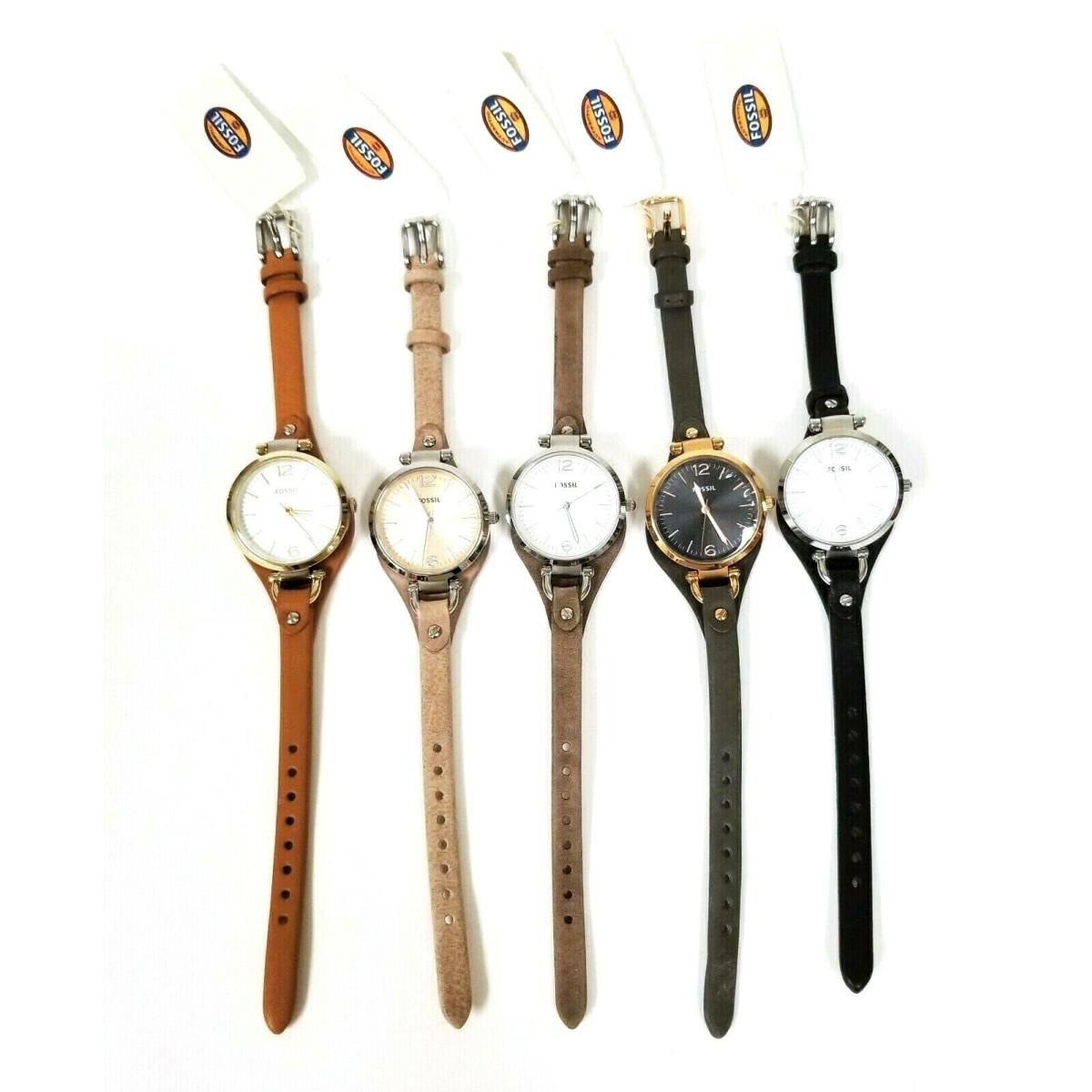 Fossil georgia watch on sale band