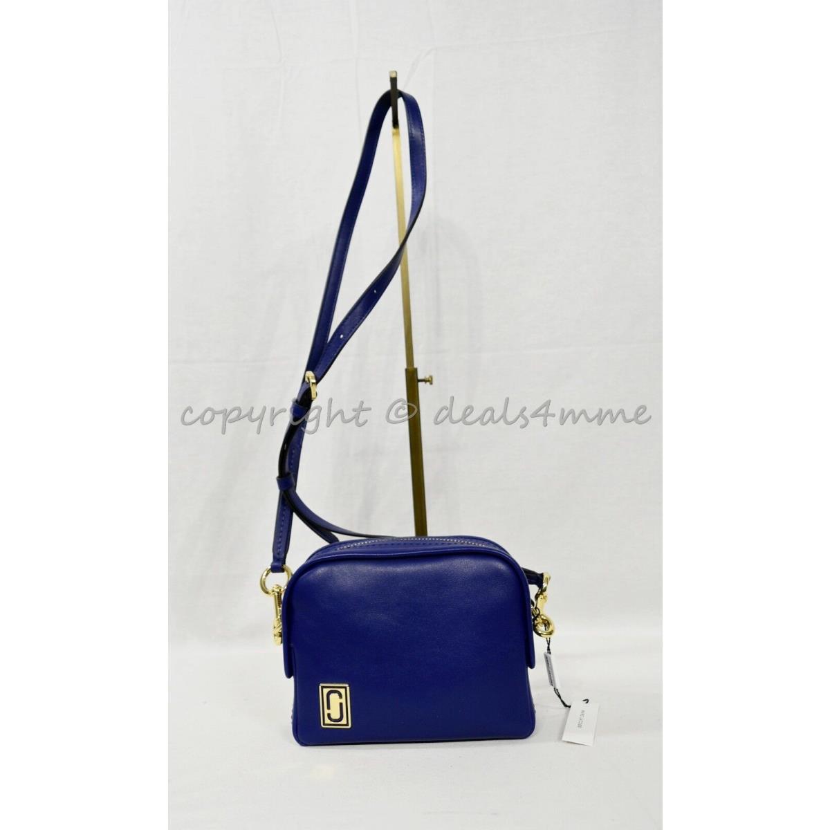 Marc By Marc Jacobs M0013620 The Mini Squeeze Leather Shoulder/crossbody Bag Royal Blue