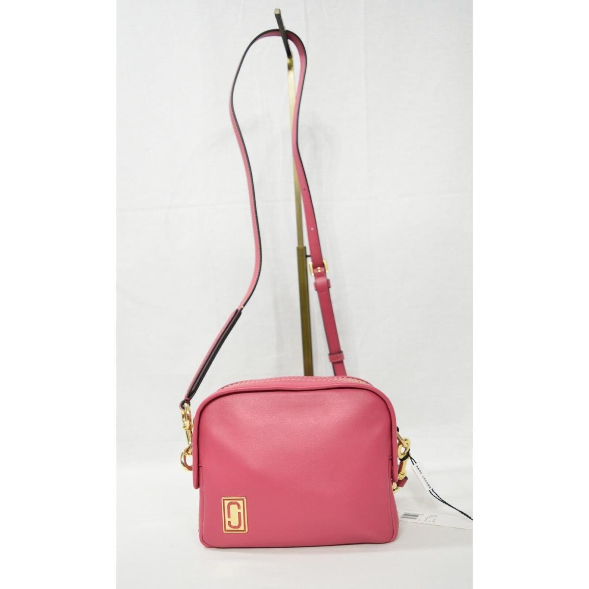 Marc By Marc Jacobs M0013620 The Mini Squeeze Leather Shoulder/crossbody Bag Vivid Pink