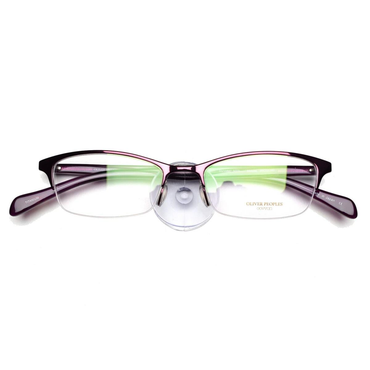 Oliver Peoples Eyeglasses Half Rimless Maryse 49-17-140 1089T 5073 Burgundy