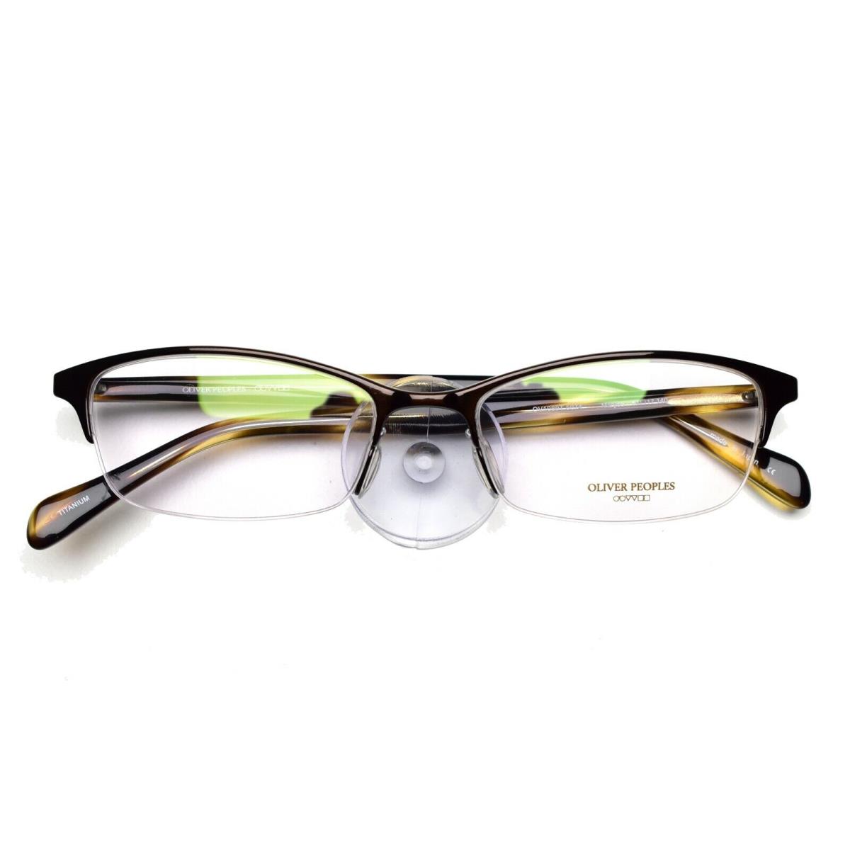 Oliver Peoples Eyeglasses Half Rimless Maryse 51-17-140 1089T 5074 Brown Tortoise