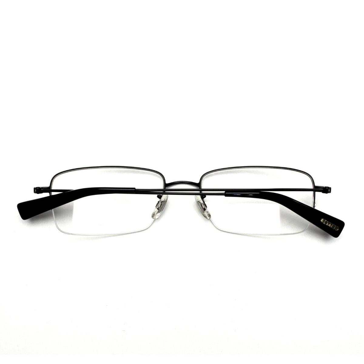 Oliver Peoples Eyeglasses Half Rimless 669 Titanium 53-18-145 BK Black