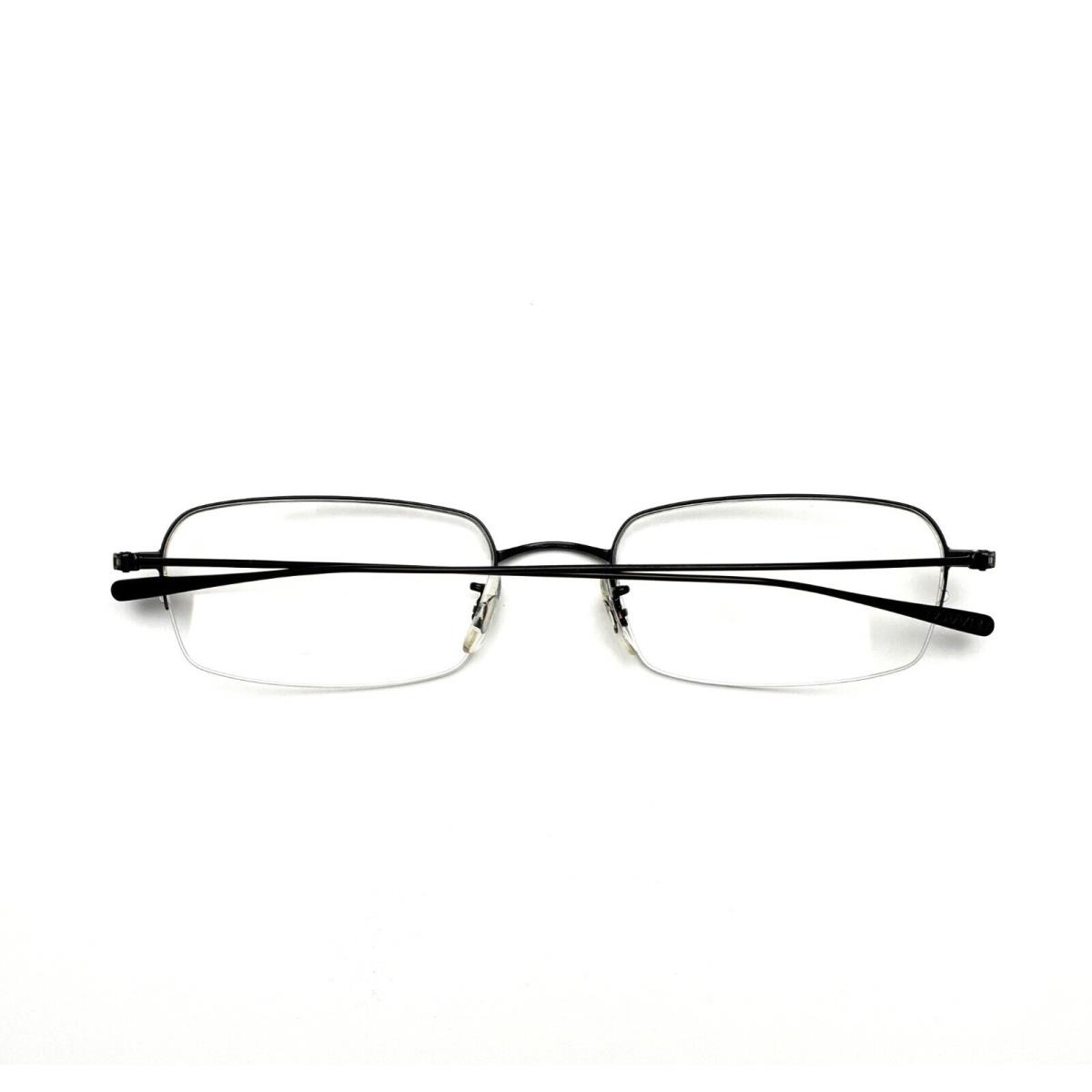Oliver Peoples Eyeglasses Half Rimless 665 Titanium 52-19-140 - Frame: Silver