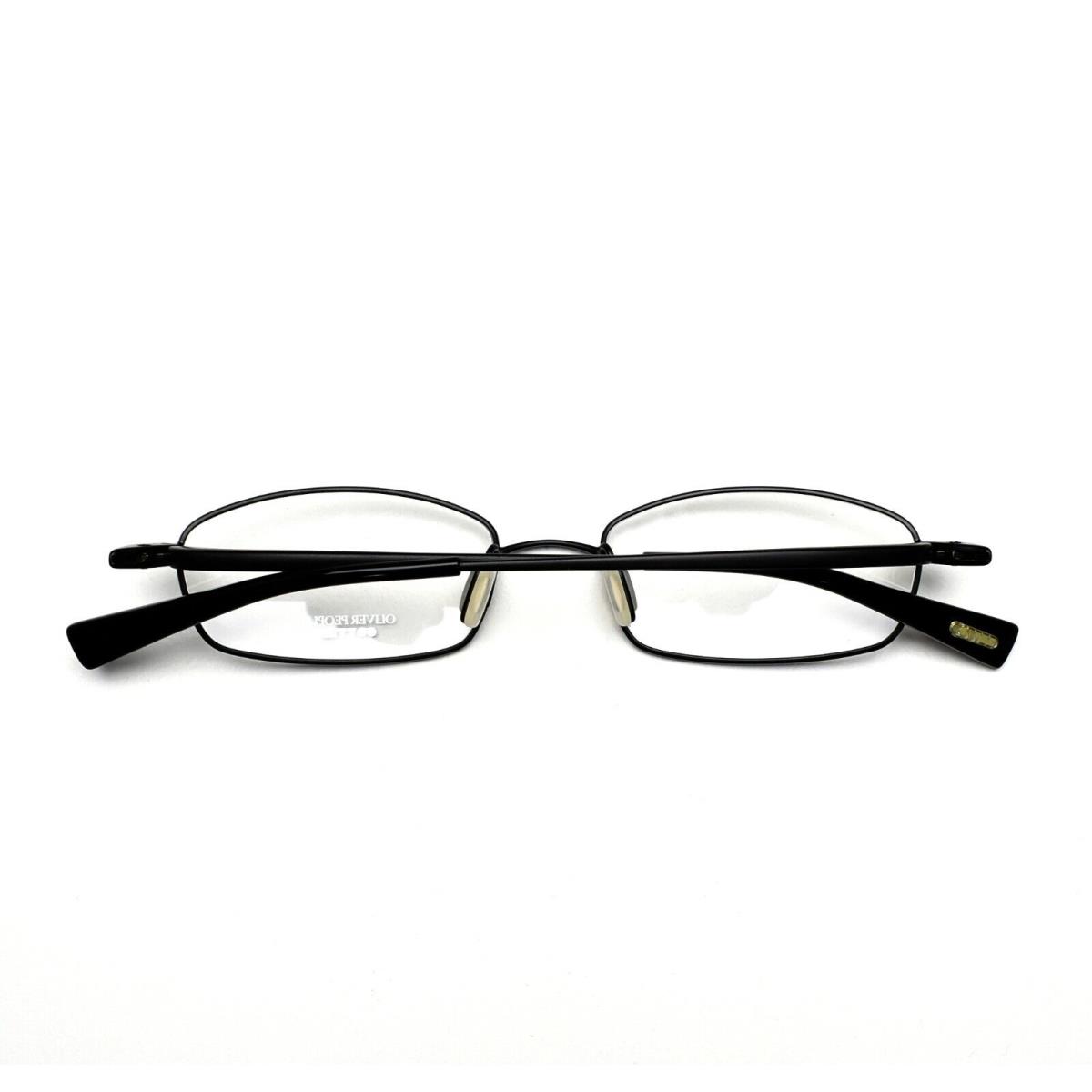 Oliver Peoples Eyeglasses 670 Titanium 49-17-135 - BK Black, Frame: Silver