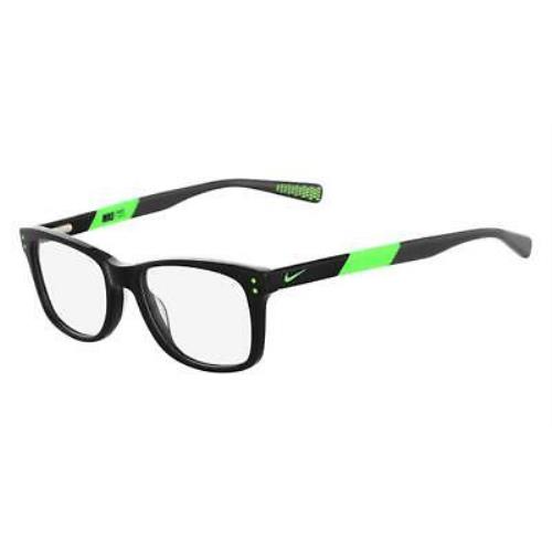 Nike 5538 Black Flash Lime 001 Eyeglasses