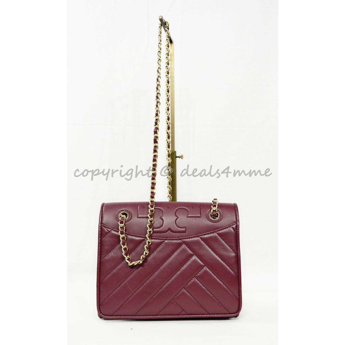 Tory Burch Alexa Convertible Shoulder Bag in Soft Leather. Pick Your Color Imperial Garnet