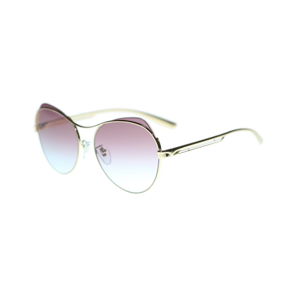 Bvlgari Women`s BV6120 Round Metal Frame Sunglasses 57mm 2014I8 Pink Gradient