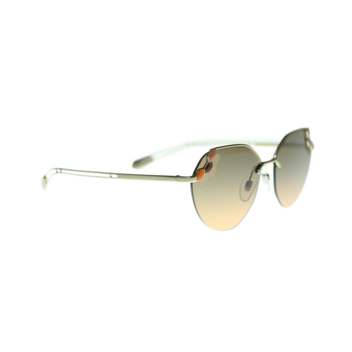 Bvlgari Women`s BV6099 Round Metal Frame Sunglasses 57mm