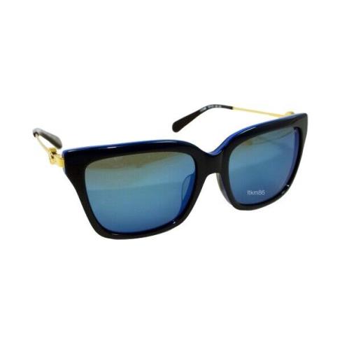 Michael Kors Abela I MK6038F-313455 Navy Cobalt Gold / Blue Mirror Sunglasses