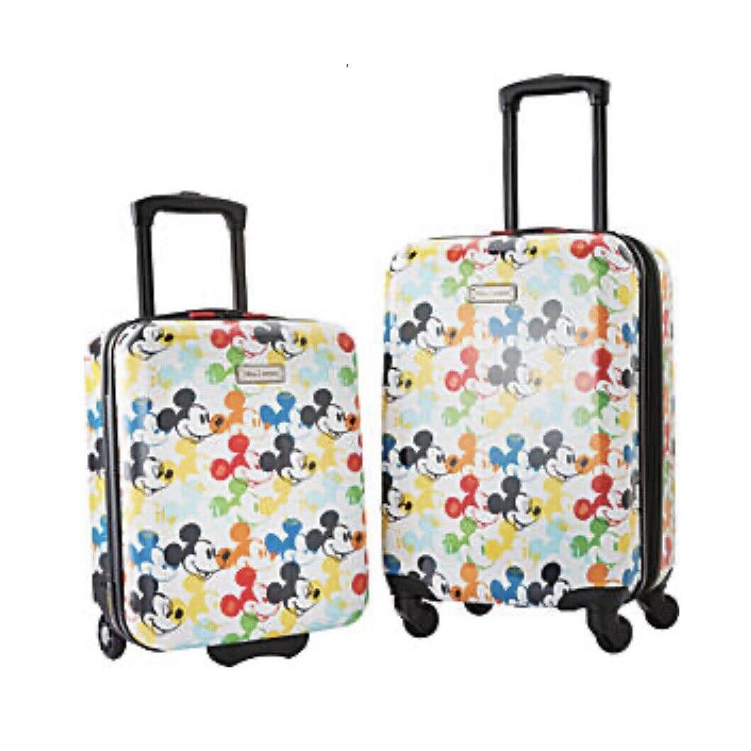 Samsonite American Tourister Kids Disney 2 Pc Hardside Carry-on Luggage Choose Pattern